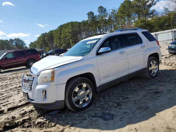 2010 GMC Terrain SLT-2 with VIN 2CTFLHEY9A6399664, listed as a Copart auction lot 45785415 with 165,553 mi miles and Salvage Title. Bid and sale history available at carsss.com. Image 1.