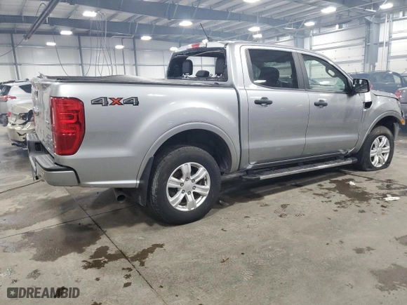 2020 Ford Ranger XL with VIN 1FTER4FH4LLA20674, listed as a Copart auction lot 49239175 with 55,290 mi miles and Salvage Title. Bid and sale history available at carsss.com. Image 3.