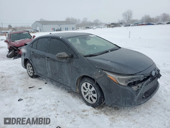 2023 Toyota Corolla Hybrid LE with VIN JTDBCMFE0P3017710, listed as a Copart auction lot 46154055 with 67,742 mi miles and Salvage Title. Bid and sale history available at carsss.com. Image 4.
