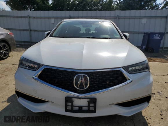 2018 Acura TLX Technology with VIN 19UUB1F50JA002526, listed as a Copart auction lot 65847825 with 57,767 mi miles and Salvage title. Bid and sale history available at DreamBid. Image 5.