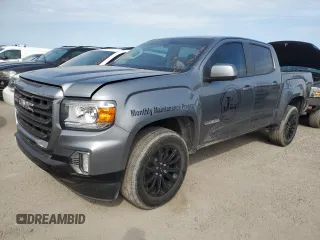 2022 GMC Canyon 2WD Elevation with VIN 1GTG5CEN0N1229995, listed as a Copart auction lot 74576744 with 13,738 mi miles and Non Repairable. Bid and sale history available at carsss.com. Image 1.