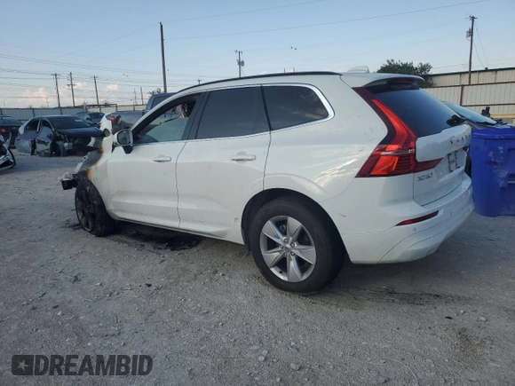2022 Volvo XC60 Momentum with VIN YV4L12RK9N1019901, listed as a Copart auction lot 63749914 with Not provided miles and Non repairable. Bid and sale history available at DreamBid. Image 2.