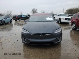 2018 Tesla Model X 75D with VIN 5YJXCAE23JF103440, listed as a Copart auction lot 50578535 with Not Provided miles and Salvage Title. Bid and sale history available at carsss.com. Image 5.