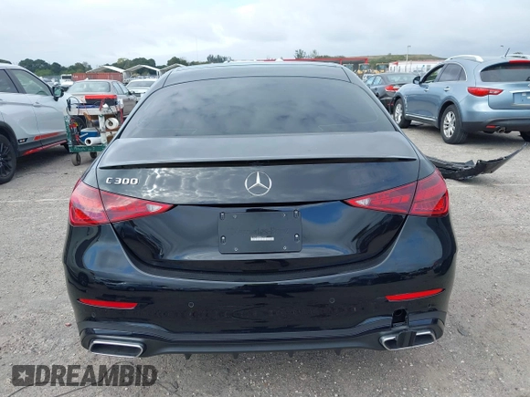 2024 Mercedes-Benz C 300 with VIN W1KAF4GBXRR231973, listed as a IAAI auction lot 41324526 with Not Provided miles and . Bid and sale history available at DreamBid. Image 17.