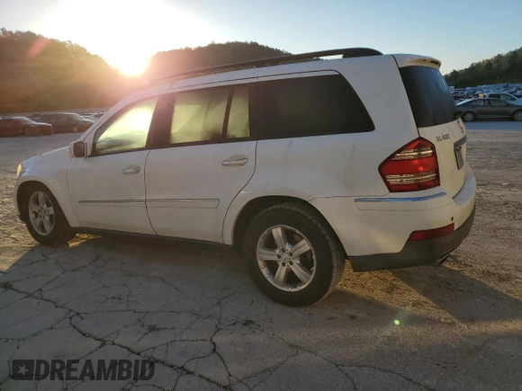 2007 Mercedes-Benz GL-Class with VIN 4JGBF71EX7A164754, listed as a Copart auction lot 73681874 with 194,777 mi miles and Salvage Title. Bid and sale history available at carsss.com. Image 2.