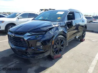 2019 Chevrolet Blazer RS with VIN 3GNKBJRS6KS580869, listed as a IAAI auction lot 41507458 with 34,564 mi miles. Bid and sale history available at carsss.com. Image 2.