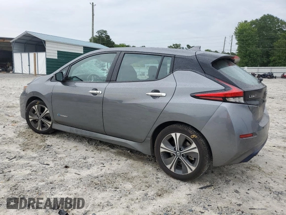 2018 Nissan LEAF SV with VIN 1N4AZ1CP1JC307031, listed as a Copart auction lot 58869215 with 99,621 mi miles and Salvage title. Bid and sale history available at DreamBid. Image 2.