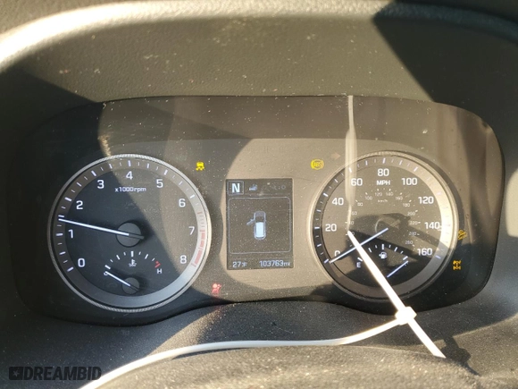 2017 Hyundai Tucson SE with VIN KM8J3CA43HU379493, listed as a Copart auction lot 41434805 with 103,763 mi miles and Salvage Title. Bid and sale history available at carsss.com. Image 9.