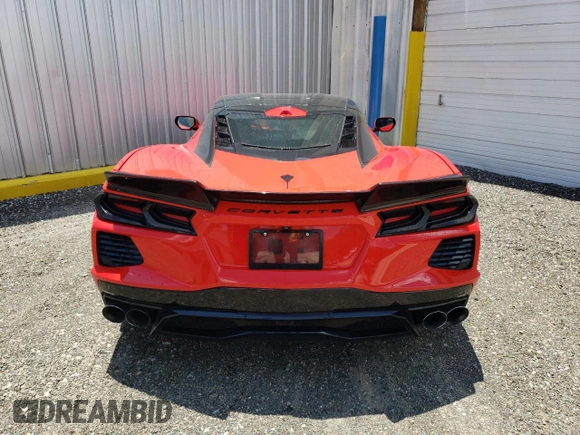 2020 Chevrolet Corvette 2LT with VIN 1G1Y72D48L5000755, listed as a Copart auction lot 55525194 with 28,030 mi miles and Salvage Title. Bid and sale history available at carsss.com. Image 6.
