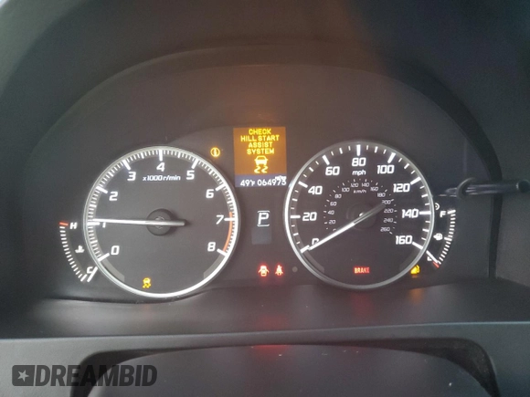 2015 Acura RDX Tech Pkg with VIN 5J8TB3H53FL005761, listed as a Copart auction lot 43364475 with 64,973 mi miles and Salvage Title. Bid and sale history available at carsss.com. Image 9.