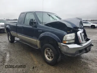 2000 Ford F-350 XL with VIN 1FTSX31F1YEB72688, listed as a Copart auction lot 44629215 with 262,552 mi miles and Salvage title. Bid and sale history available at DreamBid. Image 4.