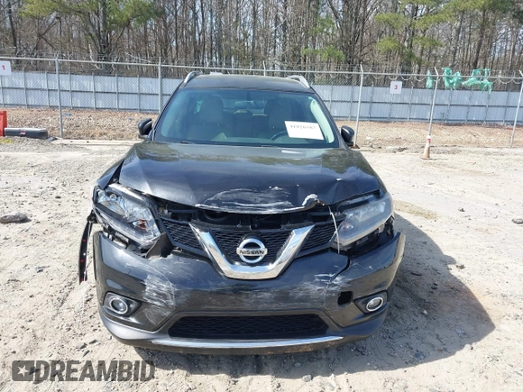 2016 Nissan Rogue SV with VIN KNMAT2MV8GP695049, listed as a IAAI auction lot 41826587 with 220,507 mi miles. Bid and sale history available at carsss.com. Image 6.