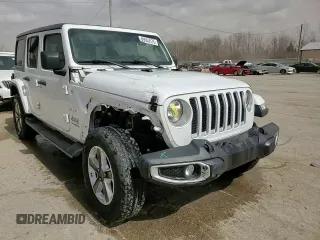 2021 Jeep Wrangler Unlimited Sahara с VIN 1C4HJXEG3MW619175, выставлен на аукционе Copart как лот 49053575 с пробегом 61 333 миль миль и Списание • Salvage title. История ставок и продаж доступна на DreamBid. Изображение 13.