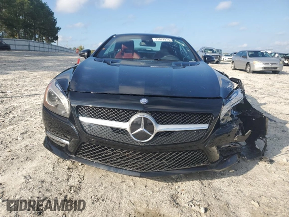 2015 Mercedes-Benz SL 550 with VIN WDDJK7DA7FF034796, listed as a Copart auction lot 71477874 with 53,842 mi miles and Salvage title. Bid and sale history available at DreamBid. Image 5.