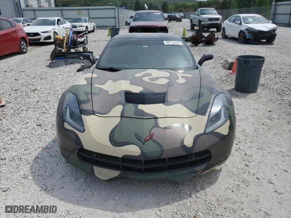 2016 Chevrolet Corvette Z51 2LT with VIN 1G1YK2D75G5108670, listed as a Copart auction lot 66790664 with 95,642 mi miles and Salvage Title. Bid and sale history available at carsss.com. Image 5.