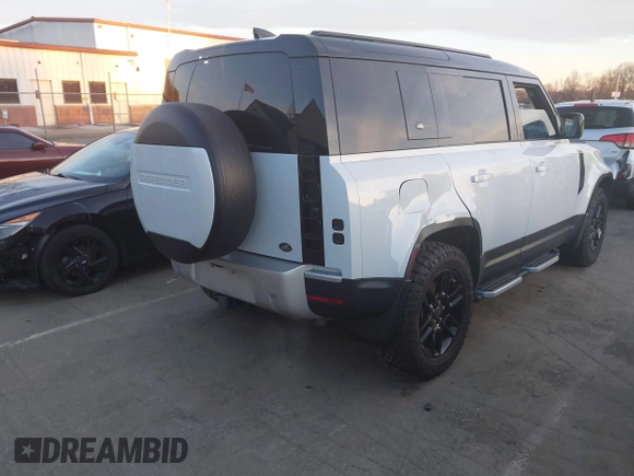 2021 Land Rover Defender SE with VIN SALEP7RU7M2042216, listed as a IAAI auction lot 41596950 with 80,456 mi miles and . Bid and sale history available at DreamBid. Image 4.