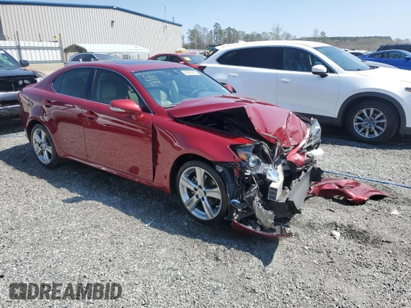 2012 Lexus IS 250 with VIN JTHBF5C28C5171750, listed as a Copart auction lot 50923475 with 109,491 mi miles and Salvage Title. Bid and sale history available at DreamBid. Image 4.