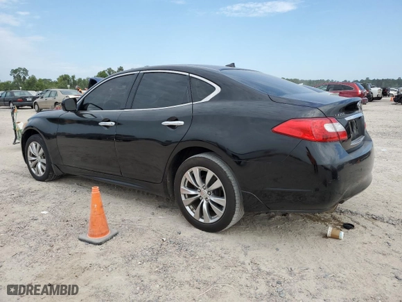 2013 Infiniti M37 with VIN JN1BY1AR3DM604891, listed as a Copart auction lot 68091914 with 128,799 mi miles and Clean Title. Bid and sale history available at carsss.com. Image 2.