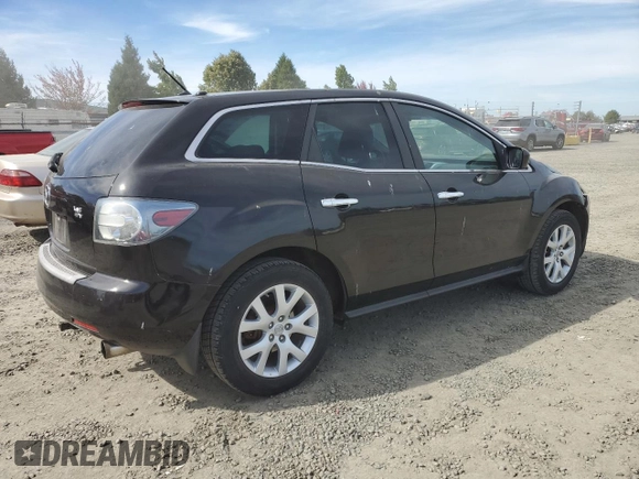 2007 Mazda CX-7 Sport with VIN JM3ER29L470125301, listed as a Copart auction lot 71650334 with 167,685 mi miles and Salvage Title. Bid and sale history available at carsss.com. Image 3.