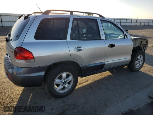 2005 Hyundai Santa Fe GLS with VIN KM8SC13E35U944772, listed as a Copart auction lot 76076634 with 115,754 mi miles and Salvage Title. Bid and sale history available at carsss.com. Image 3.