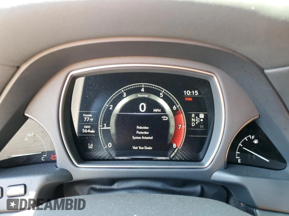 2023 Lexus LS with VIN JTHG5LGF6P5011771, listed as a Copart auction lot 68246974 with 564 mi miles and Salvage title. Bid and sale history available at DreamBid. Image 9.