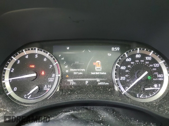 2022 Toyota Highlander XLE with VIN 5TDGZRBH4NS560801, listed as a Copart auction lot 63817915 with 64,557 mi miles and Salvage title. Bid and sale history available at DreamBid. Image 9.