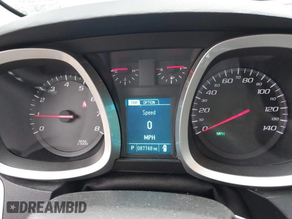 2015 Chevrolet Equinox LT with VIN 2GNALBEK8F1117363, listed as a IAAI auction lot 41994648 with 87,748 mi miles. Bid and sale history available at carsss.com. Image 7.