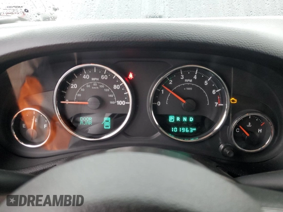 2017 Jeep Wrangler Sport with VIN 1C4AJWAGXHL602088, listed as a Copart auction lot 55243955 with 101,963 mi miles and Clean Title. Bid and sale history available at DreamBid. Image 9.