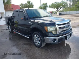 2013 Ford F-150 XL with VIN 1FTFW1CF6DFA72175, listed as a IAAI auction lot 41897034 with 161,376 mi miles. Bid and sale history available at carsss.com. Image 1.