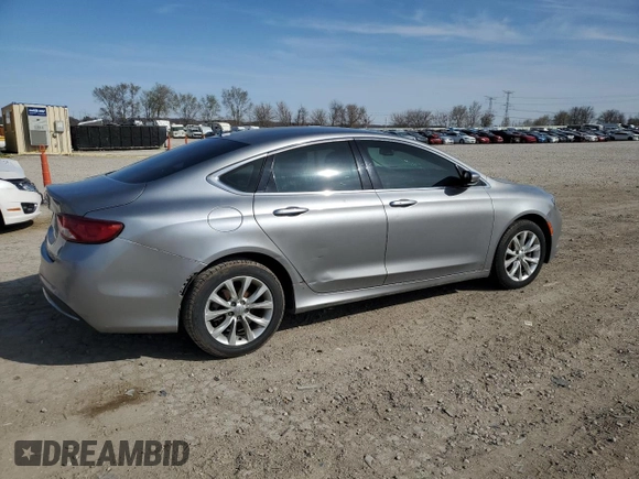 2015 Chrysler 200 C with VIN 1C3CCCCB6FN544974, listed as a Copart auction lot 51421285 with 195,262 mi miles and Salvage Title. Bid and sale history available at DreamBid. Image 3.