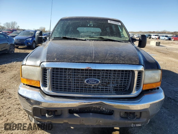 2000 Ford Excursion XLT z VIN 1FMNU41S8YED20078, wystawiony jako Copart lot #80432034 z przebiegiem 233 385 mil mil oraz Szkoda całkowita • Salvage title. Historia ofert i sprzedaży dostępna na DreamBid. Obrazek 5.