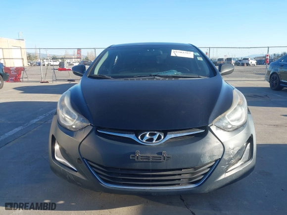 2014 Hyundai Elantra SE with VIN KMHDH4AE7EU082784, listed as a IAAI auction lot 41503767 with 1 mi miles. Bid and sale history available at carsss.com. Image 12.
