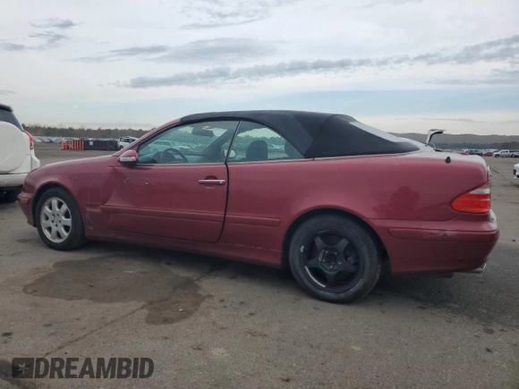 2001 Mercedes-Benz CLK 320 z VIN WDBLK65G41T073354, wystawiony jako Copart lot #46862764 z przebiegiem 117 290 mil mil oraz Nie do naprawy • Non repairable. Historia ofert i sprzedaży dostępna na DreamBid. Obrazek 2.