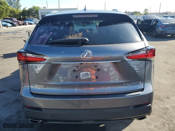 2017 Lexus NX with VIN JTJYARBZ1H2057935, listed as a Copart auction lot 85823294 with 123,692 mi miles and Salvage Title. Bid and sale history available at carsss.com. Image 6.