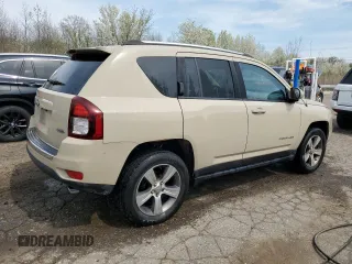 2016 Jeep Compass High Altitude Edition with VIN 1C4NJDEB9GD764730, listed as a Copart auction lot 54743435 with 124,085 mi miles and Clean Title. Bid and sale history available at carsss.com. Image 3.