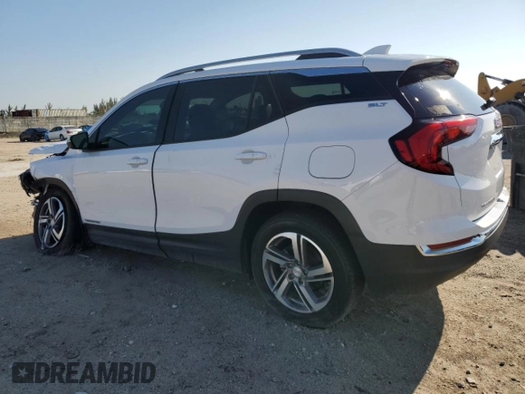 2020 GMC Terrain SLT with VIN 3GKALPEV4LL244089, listed as a Copart auction lot 50227825 with 77,346 mi miles and Salvage Title. Bid and sale history available at carsss.com. Image 2.