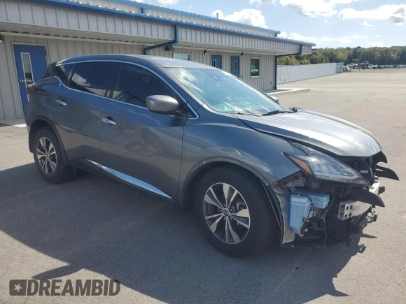 2022 Nissan Murano S with VIN 5N1AZ2AJ6NC114275, listed as a Copart auction lot 70842084 with 58,558 mi miles and Non Repairable. Bid and sale history available at DreamBid. Image 4.