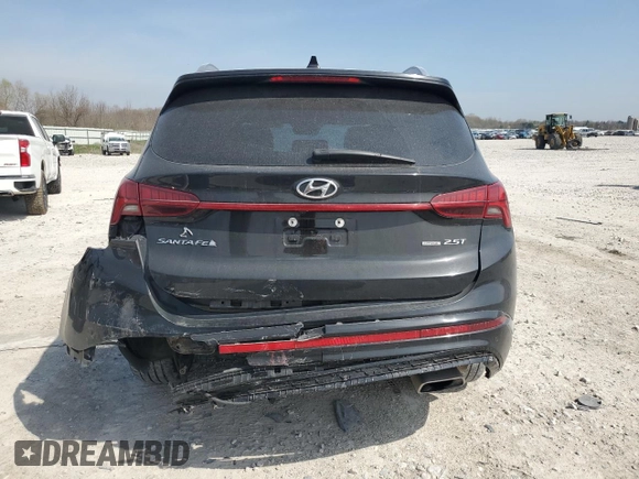 2023 Hyundai Santa Fe Calligraphy with VIN 5NMS5DALXPH499586, listed as a Copart auction lot 54236845 with 59,257 mi miles and Salvage title. Bid and sale history available at DreamBid. Image 6.