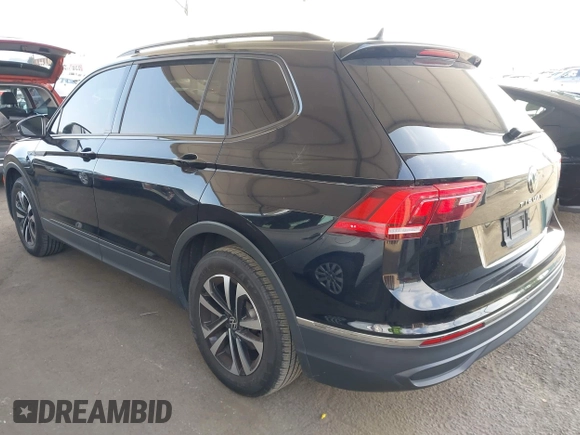 2023 Volkswagen Tiguan S with VIN 3VVRB7AX8PM068965, listed as a IAAI auction lot 42117545 with 60,121 mi miles and . Bid and sale history available at DreamBid. Image 3.