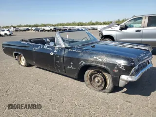 1965 Chevrolet Impala with VIN 166675F316774, listed as a Copart auction lot 68130684 with 36,203 mi miles and Salvage title. Bid and sale history available at DreamBid. Image 4.