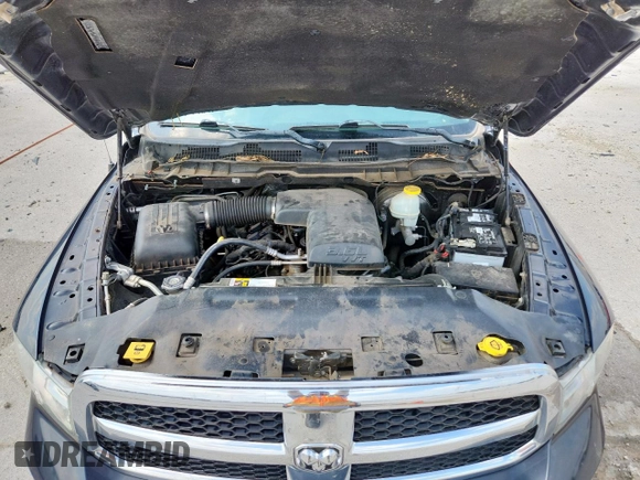 2018 Ram 1500 SLT with VIN 1C6RR6GG9JS114370, listed as a Copart auction lot 59594625 with 169,507 mi miles and Salvage title. Bid and sale history available at DreamBid. Image 11.