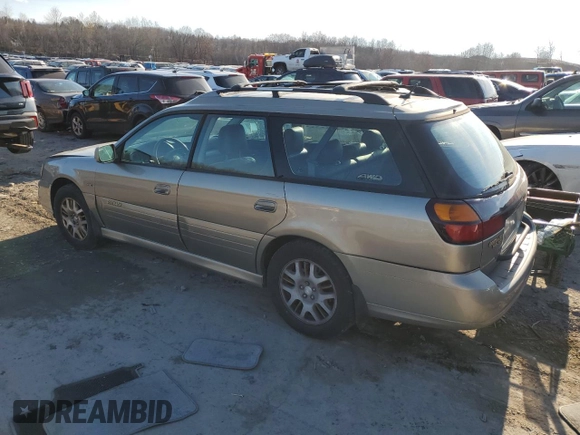 2003 Subaru Legacy Outback VDC with VIN 4S3BH896937615150, listed as a Copart auction lot 80834604 with 119,614 mi miles and Salvage title. Bid and sale history available at DreamBid. Image 2.