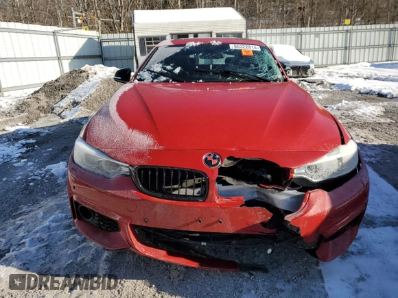 2015 BMW 4 Series 435i xDrive with VIN WBA4B3C50FGV48629, listed as a Copart auction lot 86322814 with 103,607 mi miles and Salvage Title. Bid and sale history available at DreamBid. Image 5.