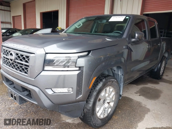 2023 Nissan Frontier SV with VIN 1N6ED1EK8PN610121, listed as a IAAI auction lot 42363879 with 25,505 mi miles and . Bid and sale history available at DreamBid. Image 17.