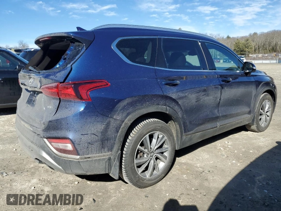 2020 Hyundai Santa Fe Limited with VIN 5NMS5CAD6LH274031, listed as a Copart auction lot 48226125 with 25,676 mi miles and Salvage Title. Bid and sale history available at carsss.com. Image 3.