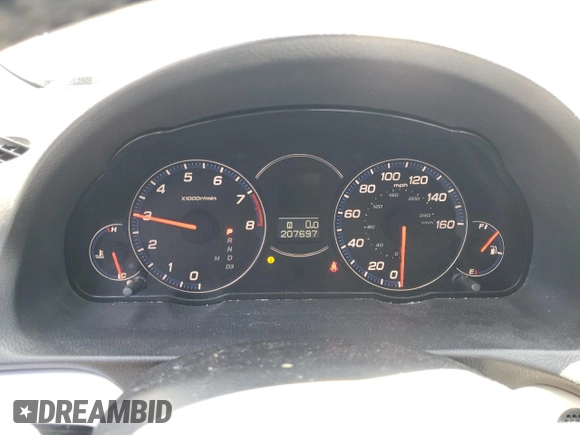 2006 Acura TSX Navi with VIN JH4CL96916C016258, listed as a Copart auction lot 58802155 with 207,697 mi miles and Salvage title. Bid and sale history available at DreamBid. Image 9.