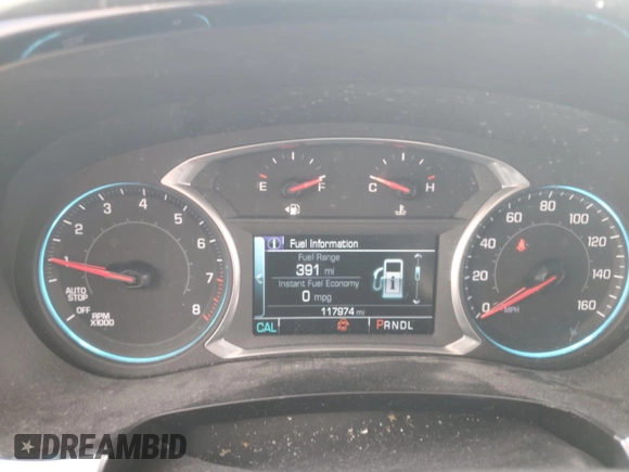 2019 Chevrolet Traverse LT Cloth with VIN 1GNERGKW7KJ161097, listed as a Copart auction lot 59215945 with 117,974 mi miles and Salvage title. Bid and sale history available at DreamBid. Image 9.