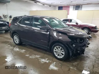 2020 Chevrolet Equinox LT z VIN 2GNAXJEV7L6235671, wystawiony jako Copart lot #45578345 z przebiegiem 73 478 mil mil oraz Nie do naprawy • Non repairable. Historia ofert i sprzedaży dostępna na DreamBid. Obrazek 4.