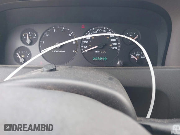2002 Jeep Grand Cherokee Laredo with VIN 1J4GX48S02C125258, listed as a IAAI auction lot 42388724 with 295,270 mi miles and . Bid and sale history available at DreamBid. Image 7.