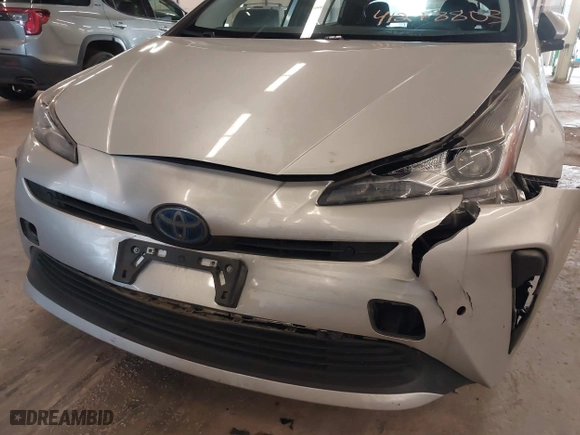 2020 Toyota Prius L Eco with VIN JTDKARFU9L3104185, listed as a IAAI auction lot 41278803 with 108,686 mi miles. Bid and sale history available at carsss.com. Image 6.
